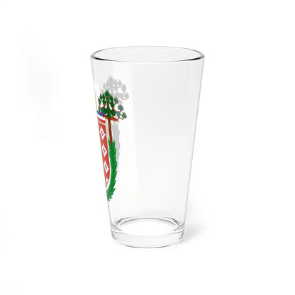 Coat of Arms of La Araucanía Region (Chile) (Coat of Arms) Pint Glass 16oz - Go Mug Yourself