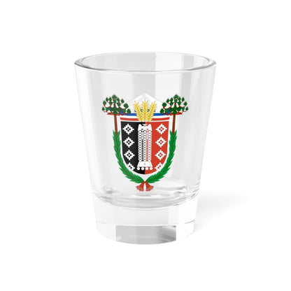 Coat of Arms of La Araucanía Region (Chile) (Coat of Arms) Shot Glass 1.5oz 1.5oz - Go Mug Yourself