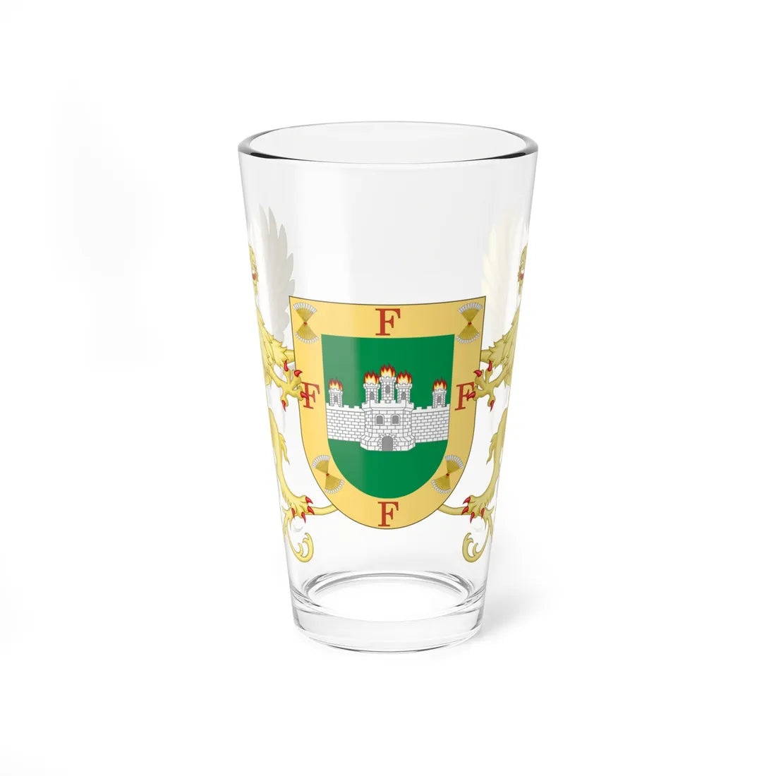 Coat of Arms of La Serena Chile (Chile) (Coat of Arms) Pint Glass 16oz 16oz - Go Mug Yourself