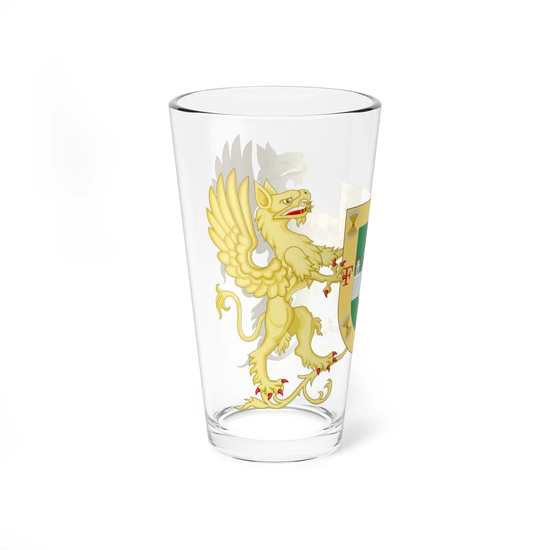 Coat of Arms of La Serena Chile (Chile) (Coat of Arms) Pint Glass 16oz - Go Mug Yourself