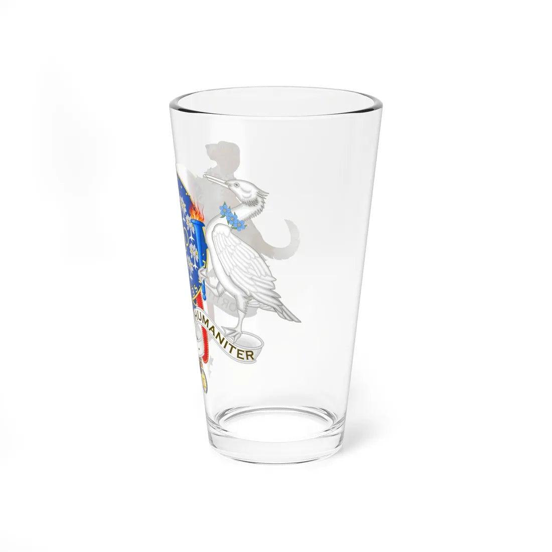 Coat of Arms of Lady Mary Peters (Spain) (Coat of Arms) Pint Glass 16oz - Go Mug Yourself