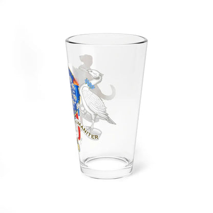 Coat of Arms of Lady Mary Peters (Spain) (Coat of Arms) Pint Glass 16oz - Go Mug Yourself