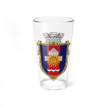 Coat of arms of Ladyzhyn (Ukraine) (Coat of Arms) Pint Glass 16oz 16oz - Go Mug Yourself