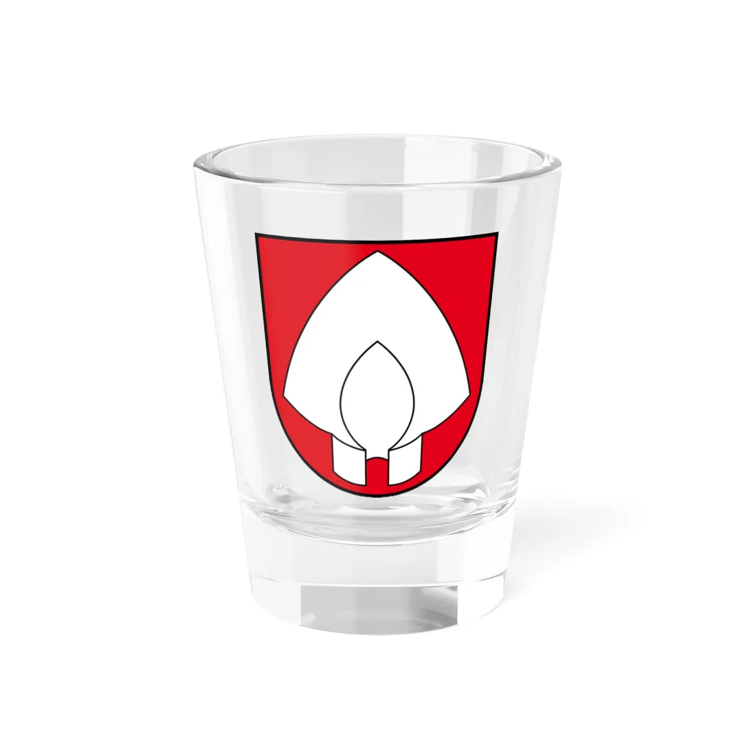 Coat of arms of Lampenberg (Switzerland) (Coat of Arms) Shot Glass 1.5oz 1.5oz - Go Mug Yourself