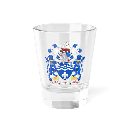 Coat of Arms of Lancaster City Council (England) (Coat of Arms) Shot Glass 1.5oz 1.5oz - Go Mug Yourself