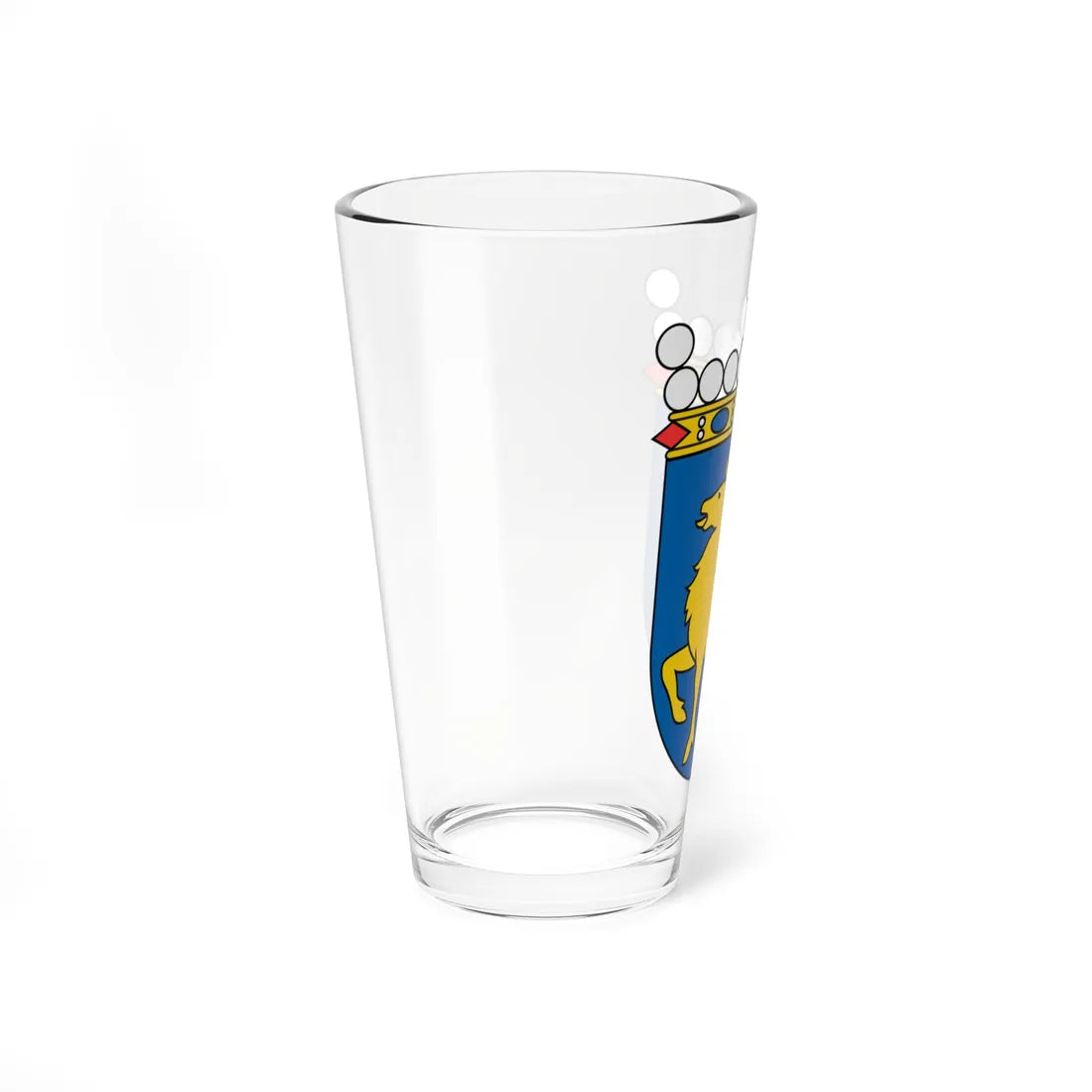 Coat of arms of Åland 3 (Finland) (Coat of Arms) Pint Glass 16oz - Go Mug Yourself