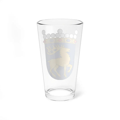 Coat of arms of Åland 3 (Finland) (Coat of Arms) Pint Glass 16oz - Go Mug Yourself