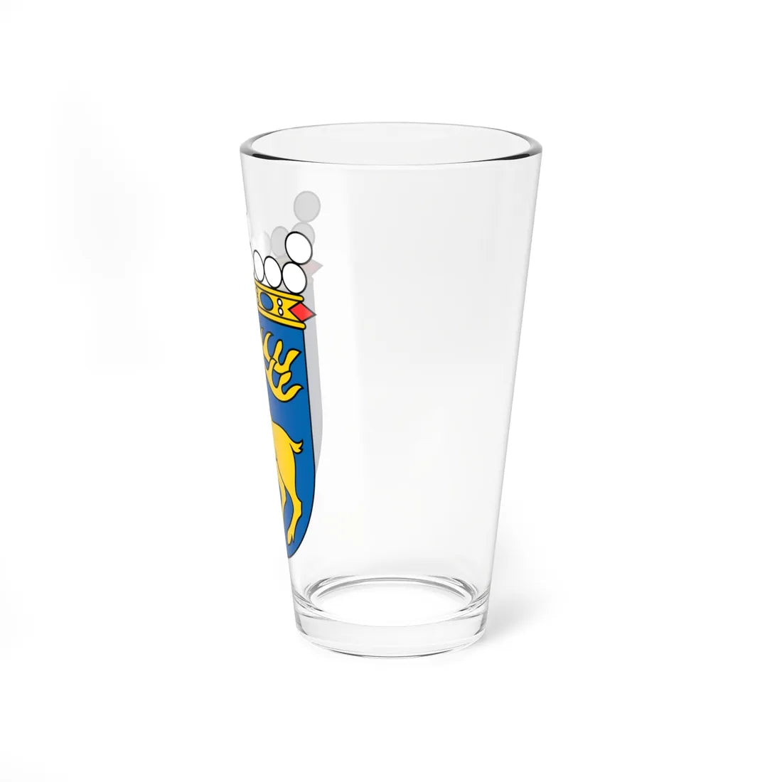 Coat of arms of Åland 3 (Finland) (Coat of Arms) Pint Glass 16oz - Go Mug Yourself
