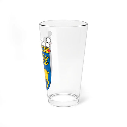 Coat of arms of Åland 3 (Finland) (Coat of Arms) Pint Glass 16oz - Go Mug Yourself