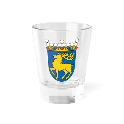 Coat of arms of Åland 3 (Finland) (Coat of Arms) Shot Glass 1.5oz 1.5oz - Go Mug Yourself