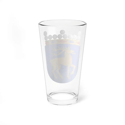 Coat of arms of Åland (Finland) (Coat of Arms) Pint Glass 16oz - Go Mug Yourself