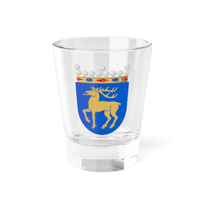 Coat of arms of Åland (Finland) (Coat of Arms) Shot Glass 1.5oz 1.5oz - Go Mug Yourself