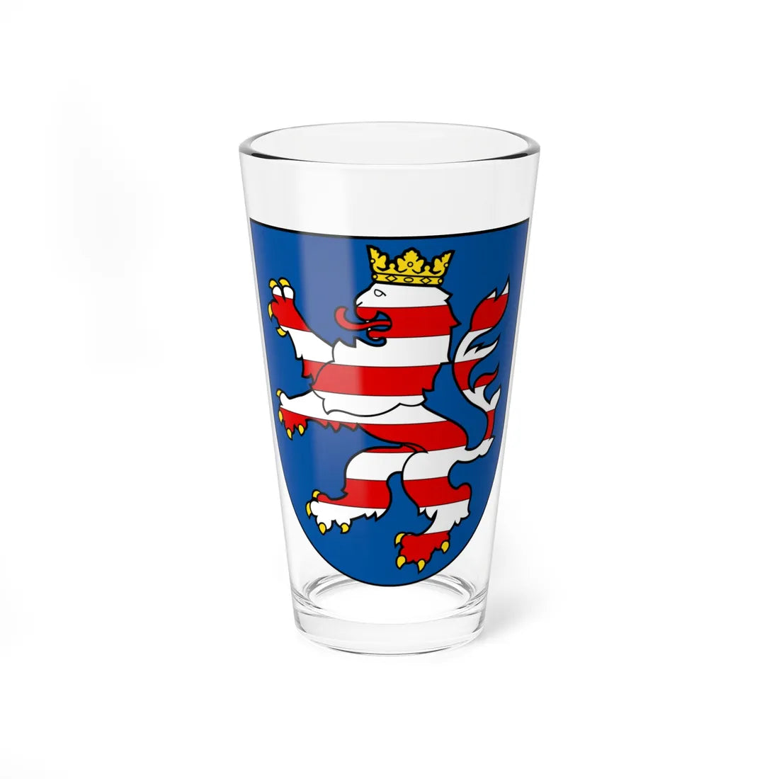 Coat of arms of Landgraviate Hesse - small (Denmark) (Coat of Arms) Pint Glass 16oz 16oz - Go Mug Yourself