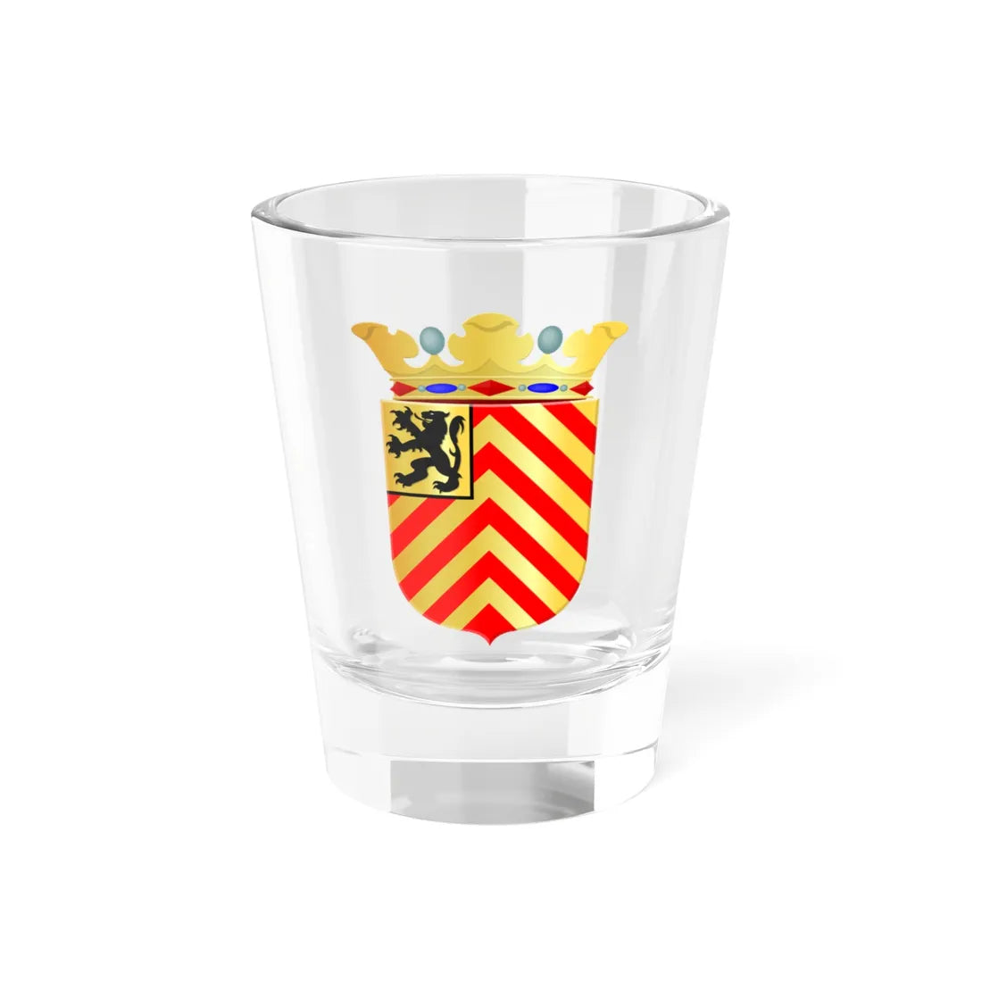 Coat of arms of Langedijk (Netherlands) (Coat of Arms) Shot Glass 1.5oz 1.5oz - Go Mug Yourself