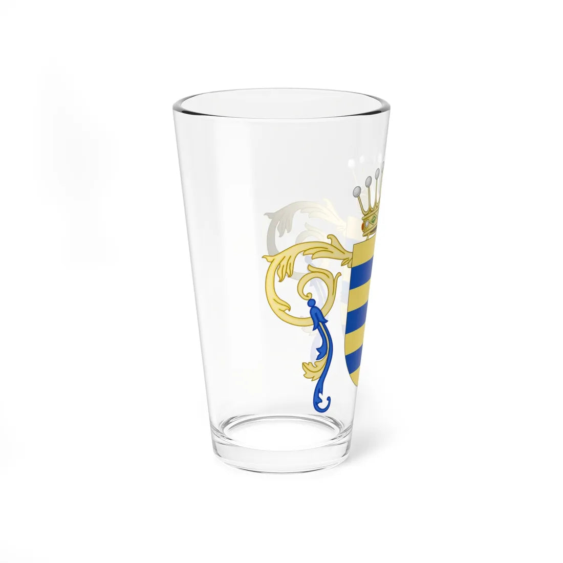 Coat of Arms of Las Condes (Chile) (Coat of Arms) Pint Glass 16oz - Go Mug Yourself