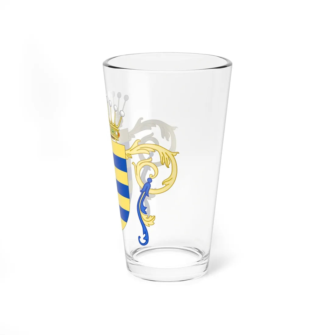 Coat of Arms of Las Condes (Chile) (Coat of Arms) Pint Glass 16oz - Go Mug Yourself