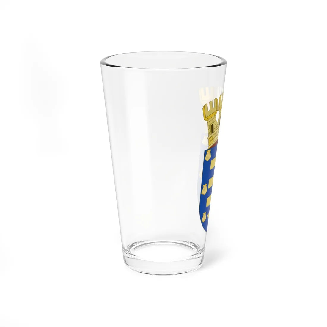 Coat of Arms of Las Condes Traditional Variant (Chile) (Coat of Arms) Pint Glass 16oz - Go Mug Yourself