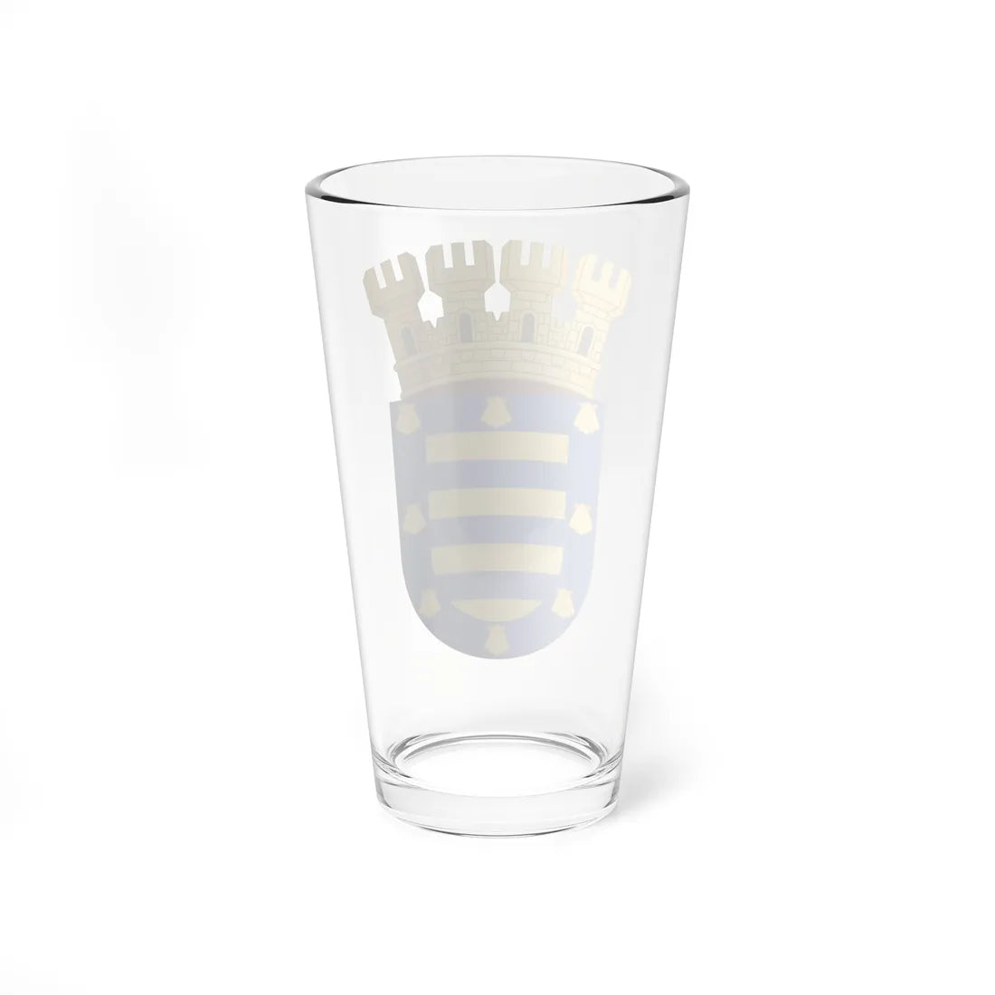 Coat of Arms of Las Condes Traditional Variant (Chile) (Coat of Arms) Pint Glass 16oz - Go Mug Yourself