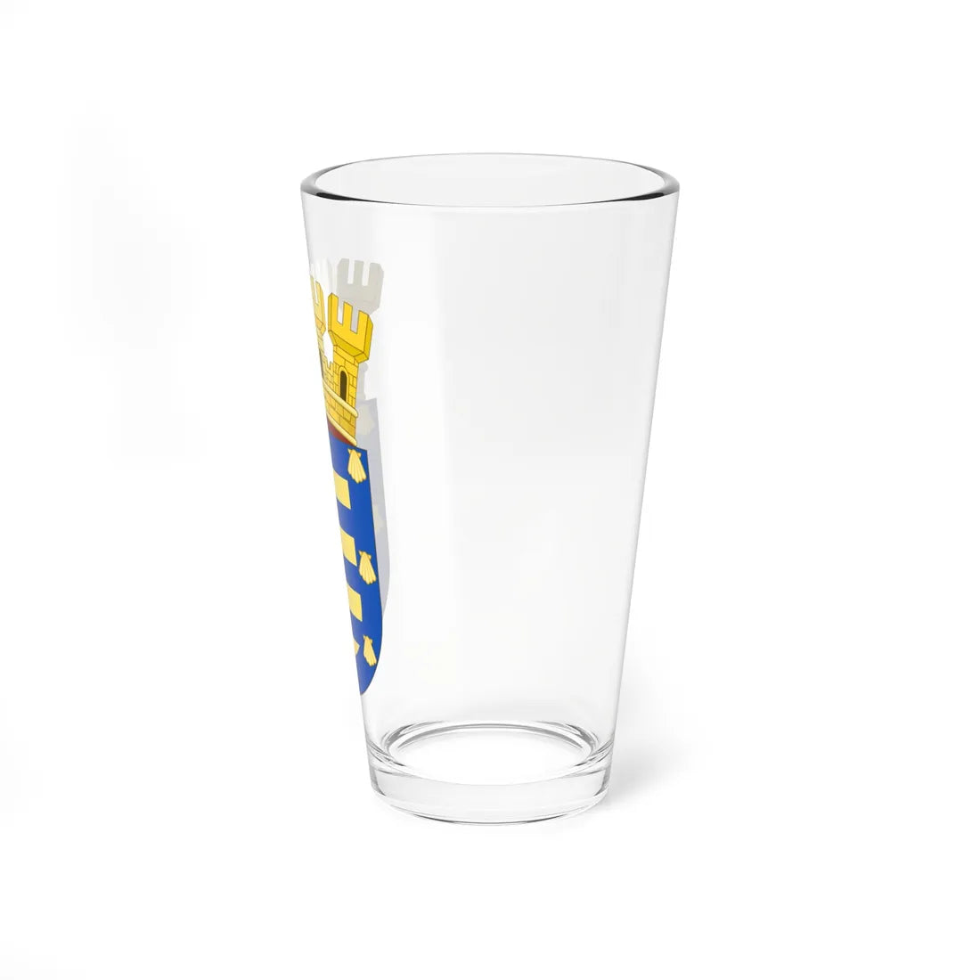 Coat of Arms of Las Condes Traditional Variant (Chile) (Coat of Arms) Pint Glass 16oz - Go Mug Yourself