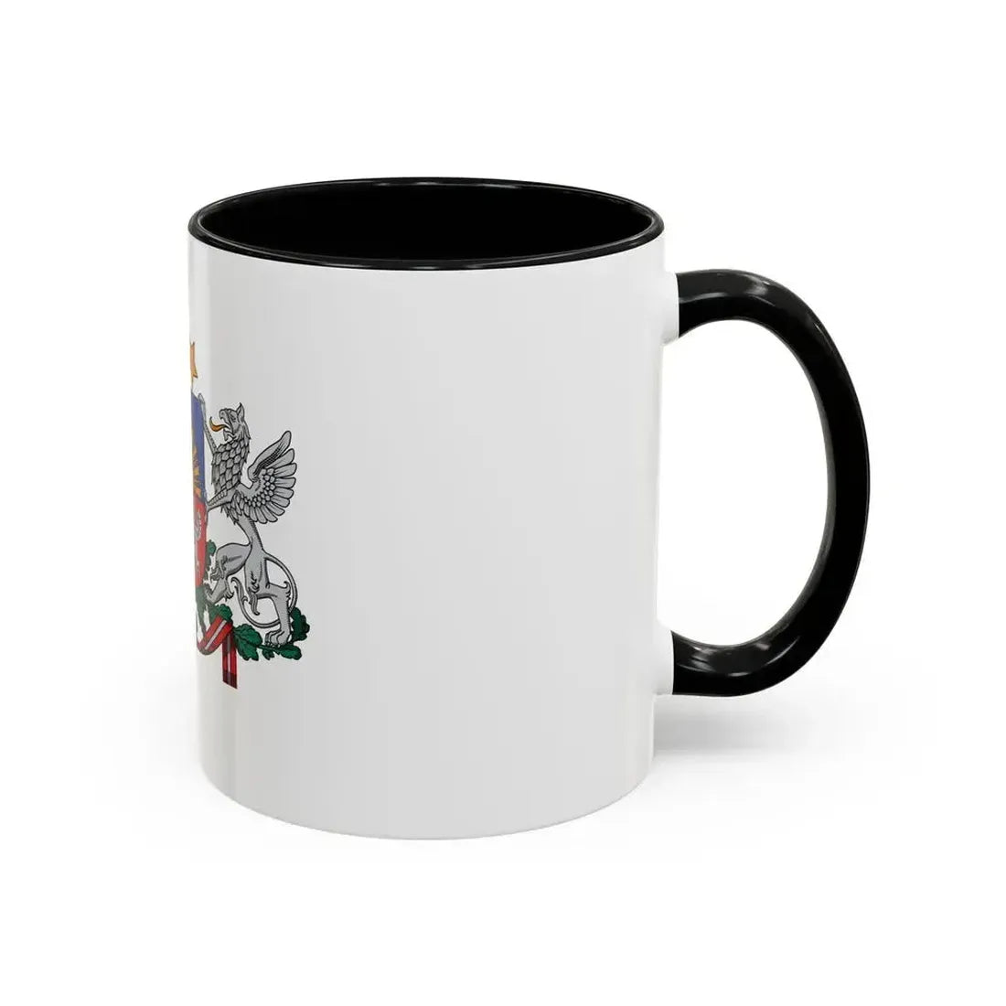 Coat of arms of Latvia - Accent Coffee Mug - Go Mug Yourself