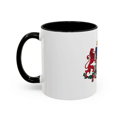 Coat of arms of Latvia - Accent Coffee Mug - Go Mug Yourself