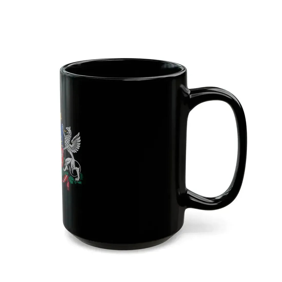 Coat of arms of Latvia - Black Coffee Mug - Go Mug Yourself