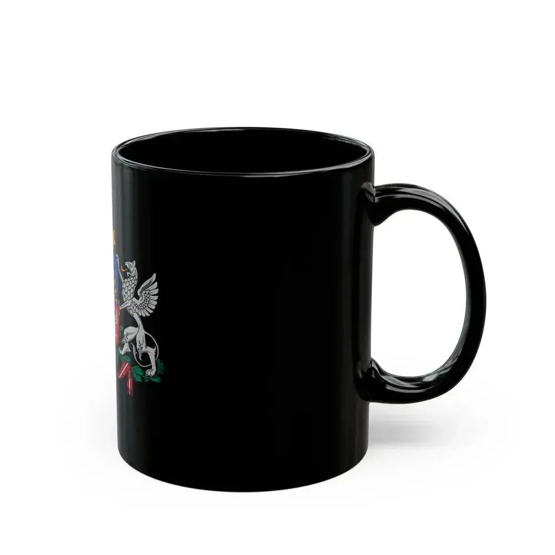 Coat of arms of Latvia - Black Coffee Mug - Go Mug Yourself
