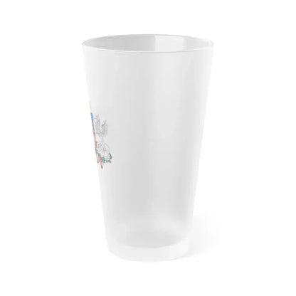 Coat of arms of Latvia - Frosted Pint Glass 16oz - Go Mug Yourself
