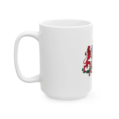Coat of arms of Latvia - White Coffee Mug - Go Mug Yourself