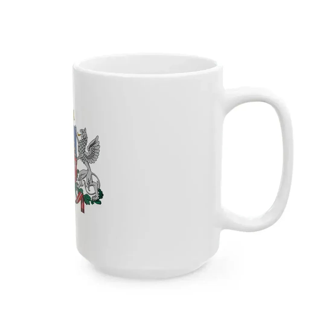 Coat of arms of Latvia - White Coffee Mug - Go Mug Yourself