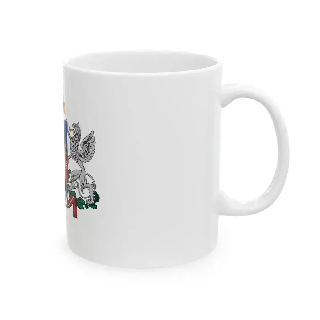 Coat of arms of Latvia - White Coffee Mug - Go Mug Yourself