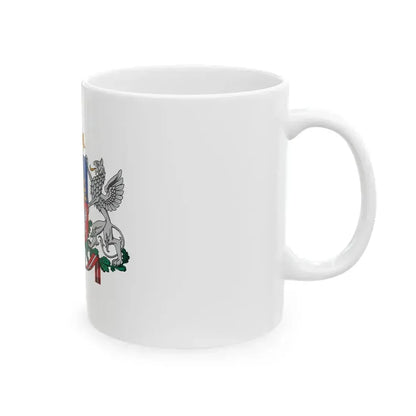 Coat of arms of Latvia - White Coffee Mug - Go Mug Yourself