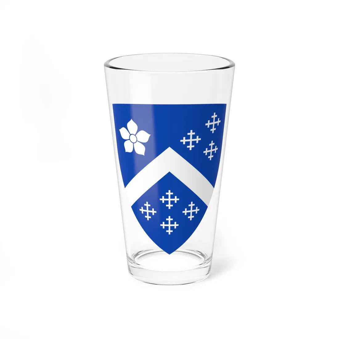 Coat of arms of Latymer Upper School Hammersmith London England (England) (Coat of Arms) Pint Glass 16oz 16oz - Go Mug Yourself