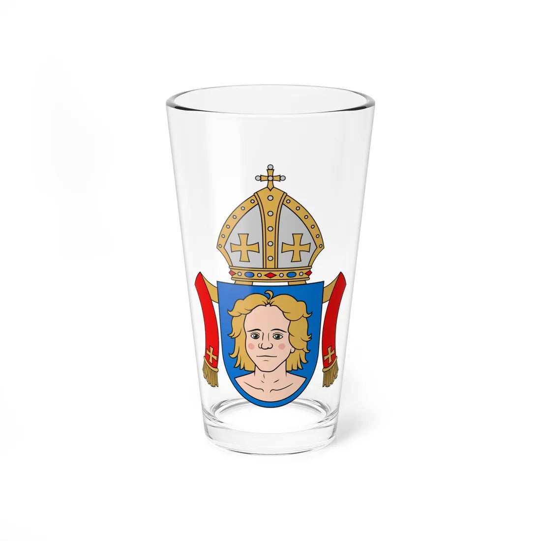 Coat of arms of Laurentius Suurpää (Finland) (Coat of Arms) Pint Glass 16oz 16oz - Go Mug Yourself