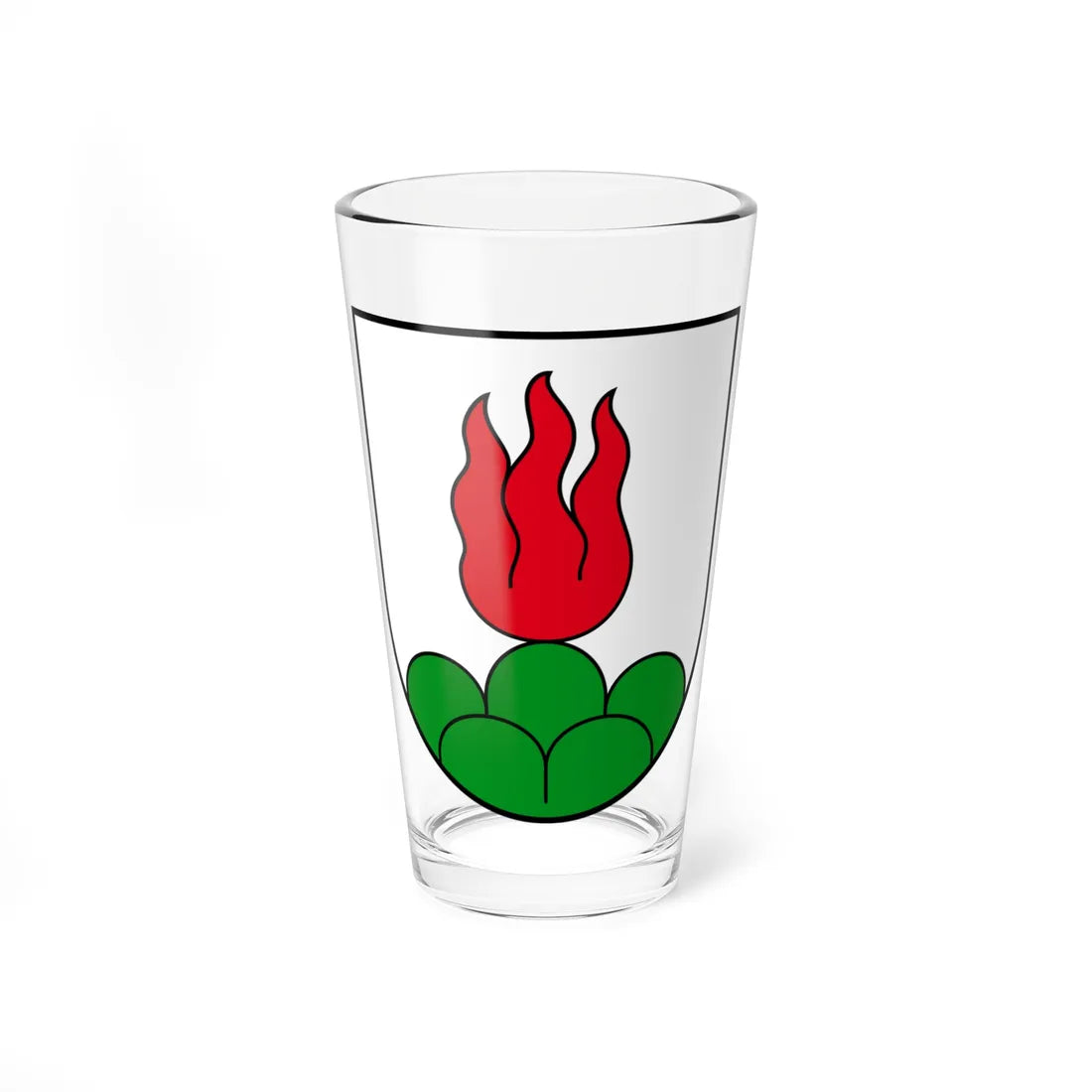 Coat of arms of Lauwil (Switzerland) (Coat of Arms) Pint Glass 16oz 16oz - Go Mug Yourself