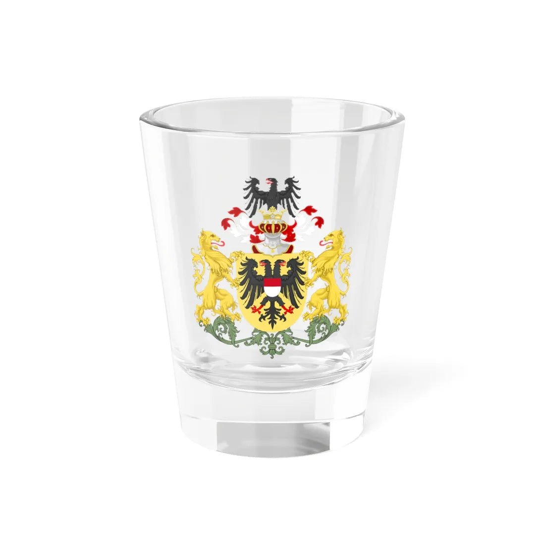 Coat of Arms of Lübeck (Germany) (Coat of Arms) Shot Glass 1.5oz 1.5oz - Go Mug Yourself