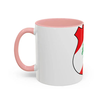 Coat of arms of Lebanon - Accent Coffee Mug - Go Mug Yourself