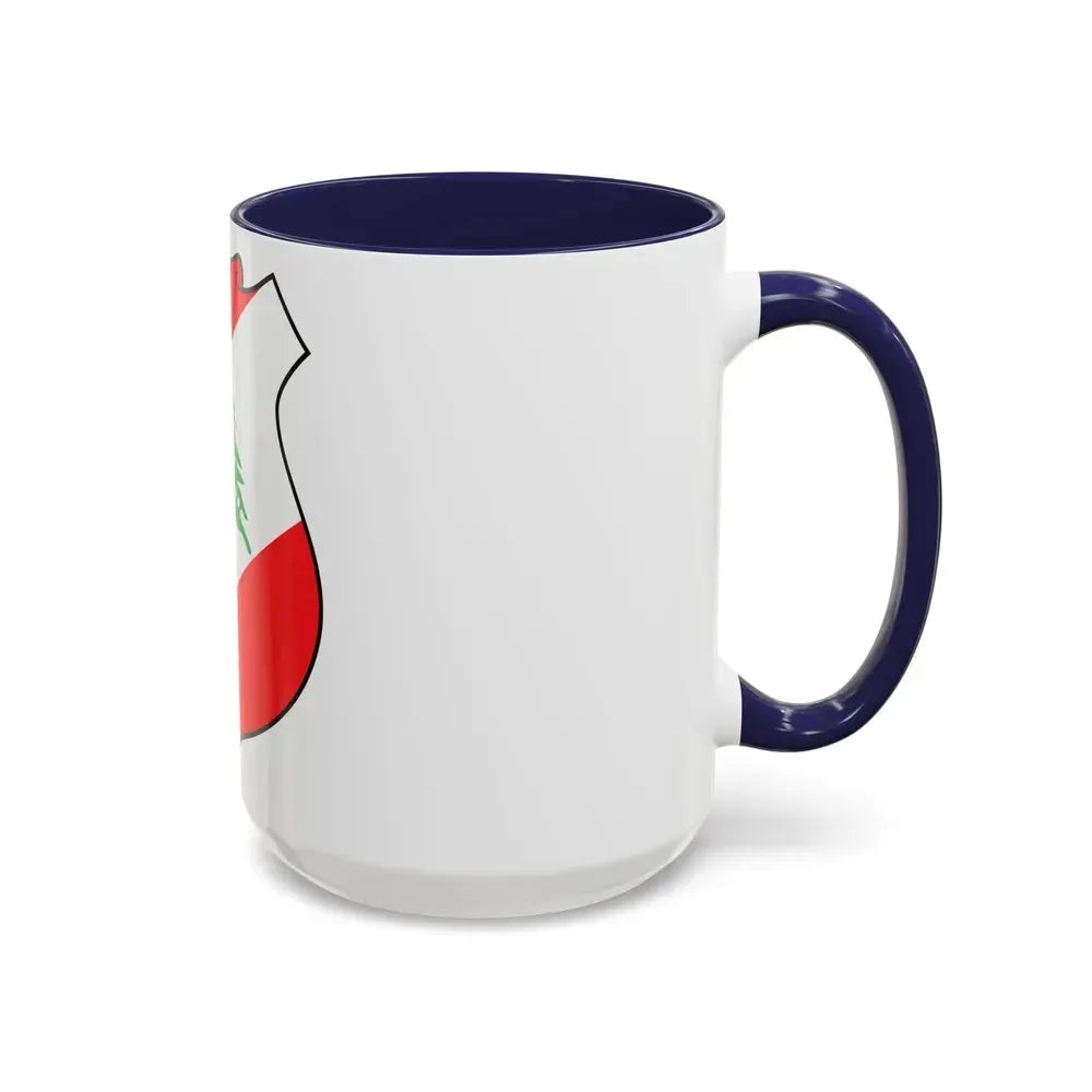 Coat of arms of Lebanon - Accent Coffee Mug - Go Mug Yourself
