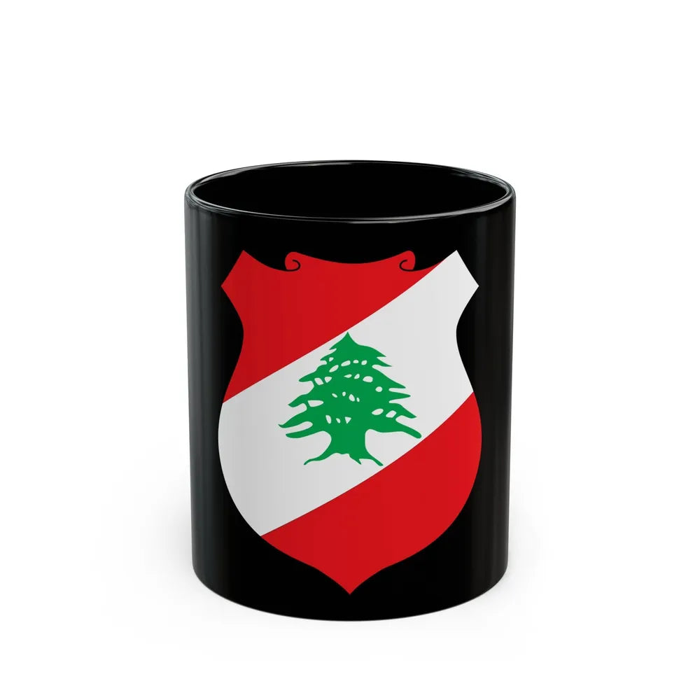 Coat of arms of Lebanon - Black Coffee Mug-11oz-Go Mug Yourself