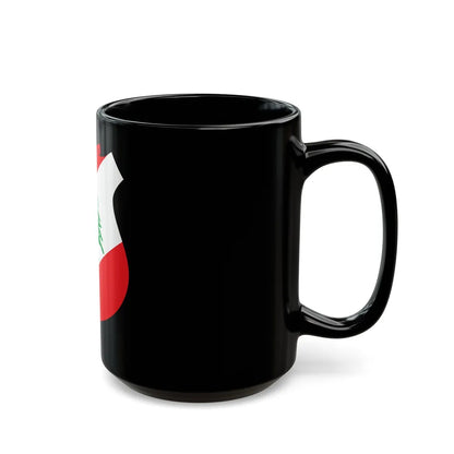 Coat of arms of Lebanon - Black Coffee Mug-Go Mug Yourself