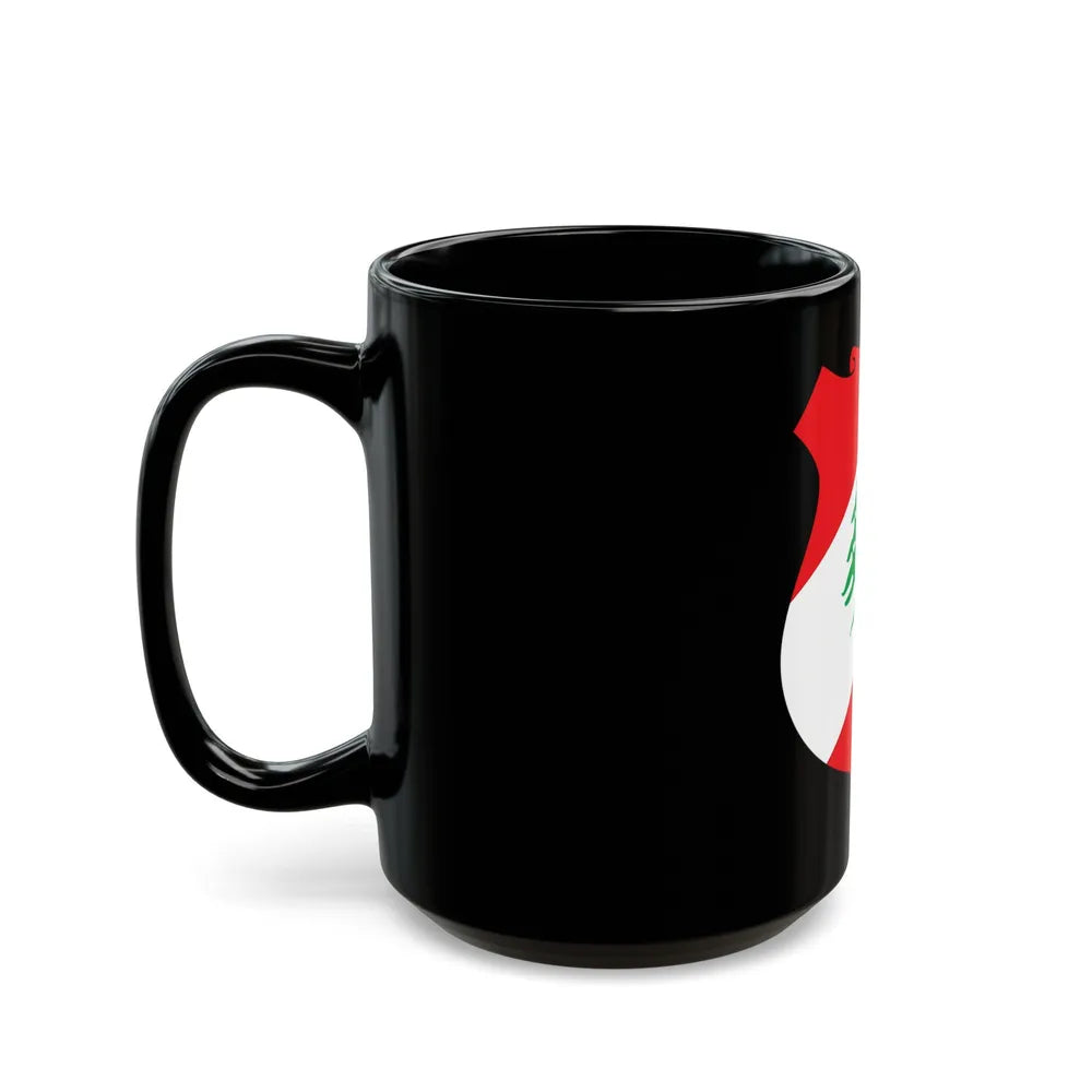 Coat of arms of Lebanon - Black Coffee Mug-Go Mug Yourself