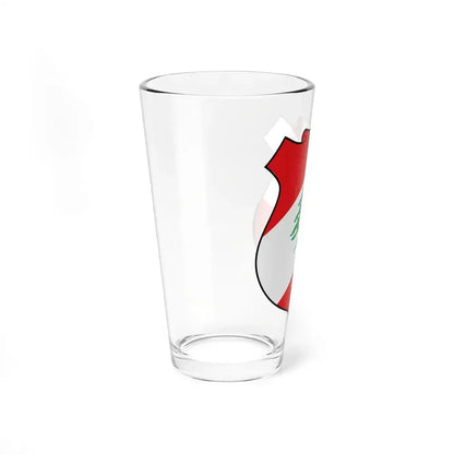 Coat of arms of Lebanon - Pint Glass 16oz - Go Mug Yourself