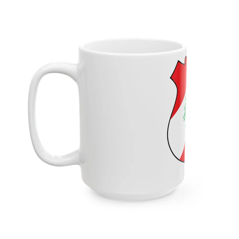 Coat of arms of Lebanon - White Coffee Mug-Go Mug Yourself