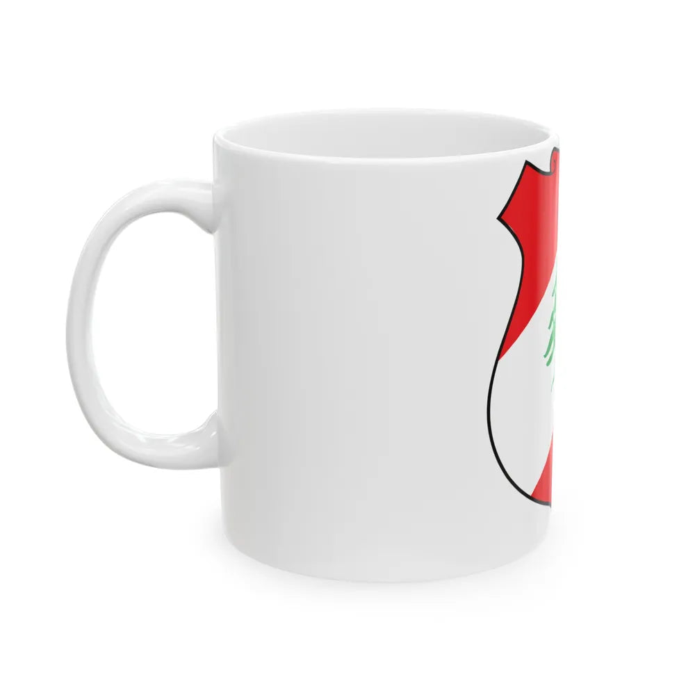 Coat of arms of Lebanon - White Coffee Mug-Go Mug Yourself