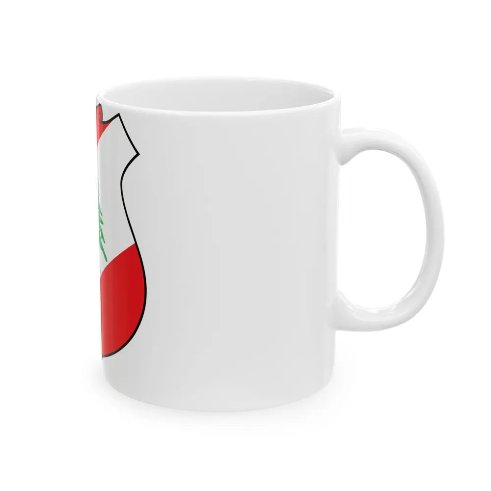 Coat of arms of Lebanon - White Coffee Mug-Go Mug Yourself