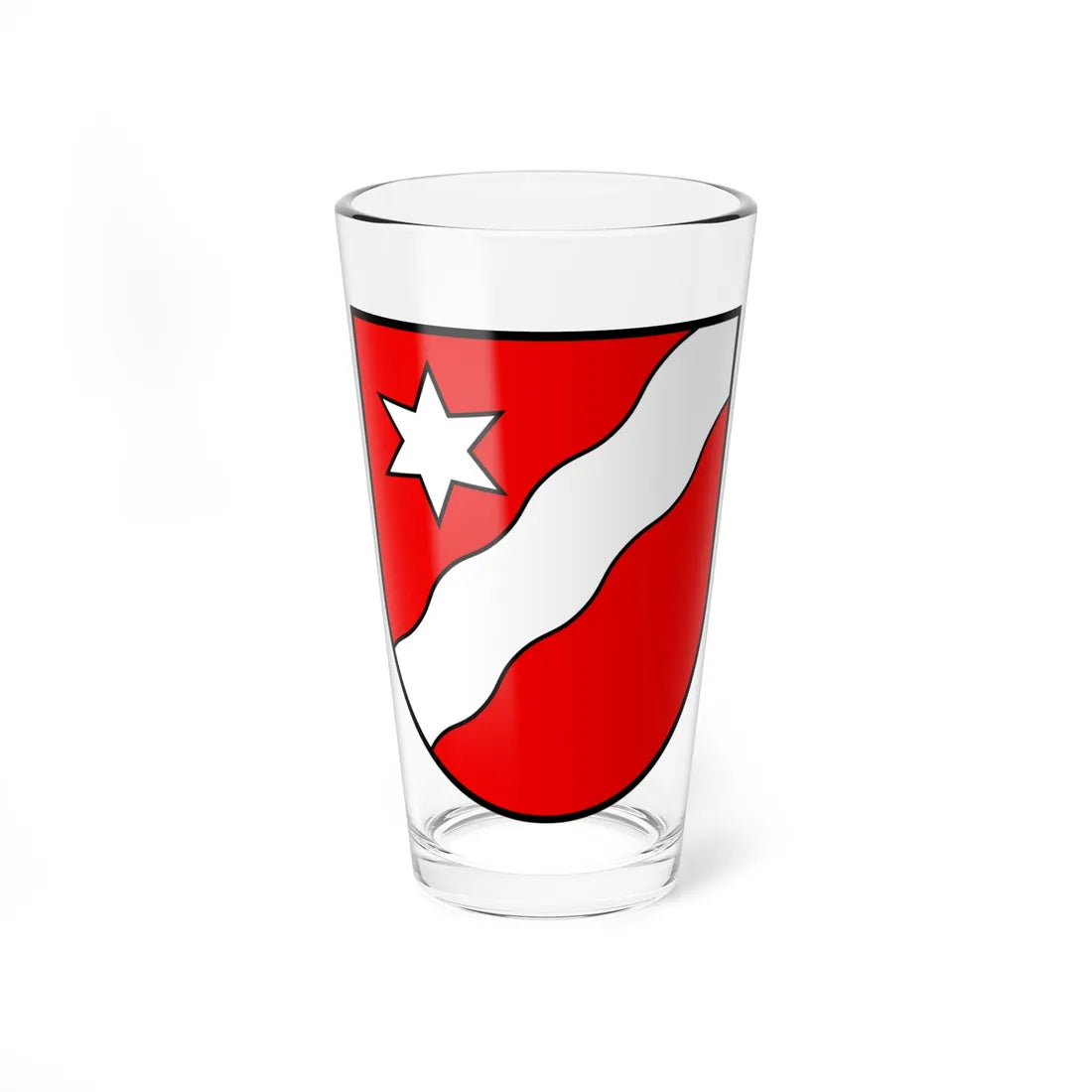 Coat of arms of Leimbach AG (Switzerland) (Coat of Arms) Pint Glass 16oz 16oz - Go Mug Yourself