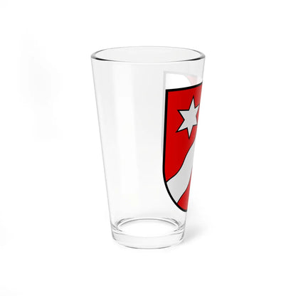 Coat of arms of Leimbach AG (Switzerland) (Coat of Arms) Pint Glass 16oz - Go Mug Yourself