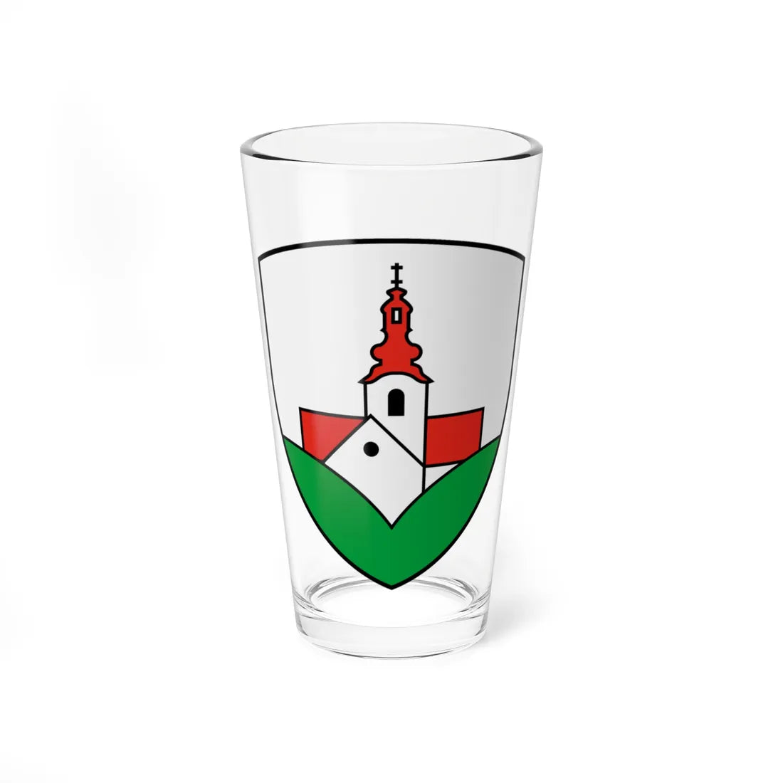 Coat of Arms of Lenart (Slovenia) (Coat of Arms) Pint Glass 16oz 16oz - Go Mug Yourself
