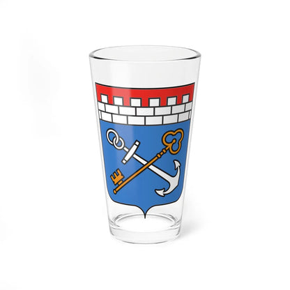 Coat of arms of Leningrad Oblast Latest version (Russia) (Coat of Arms) Pint Glass 16oz 16oz - Go Mug Yourself