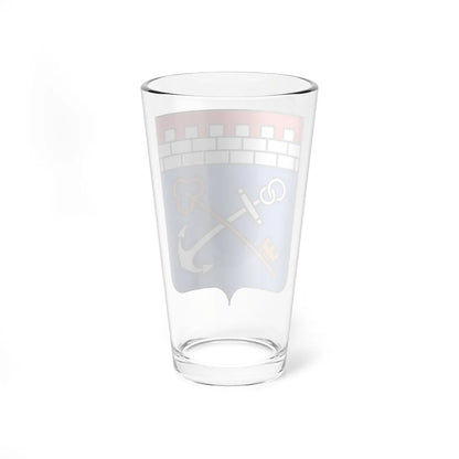 Coat of arms of Leningrad Oblast Latest version (Russia) (Coat of Arms) Pint Glass 16oz - Go Mug Yourself